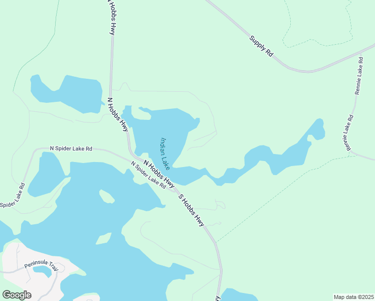 map of restaurants, bars, coffee shops, grocery stores, and more near 4500 North Indian Lake Road in Traverse City