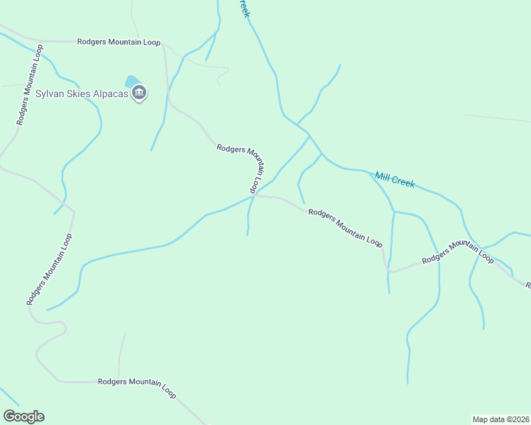 map of restaurants, bars, coffee shops, grocery stores, and more near Rodgers Mountain Loop in Scio