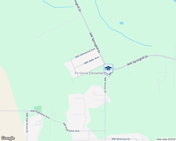 map of restaurants, bars, coffee shops, grocery stores, and more near 4070 Northwest Ridgecrest Avenue in Albany