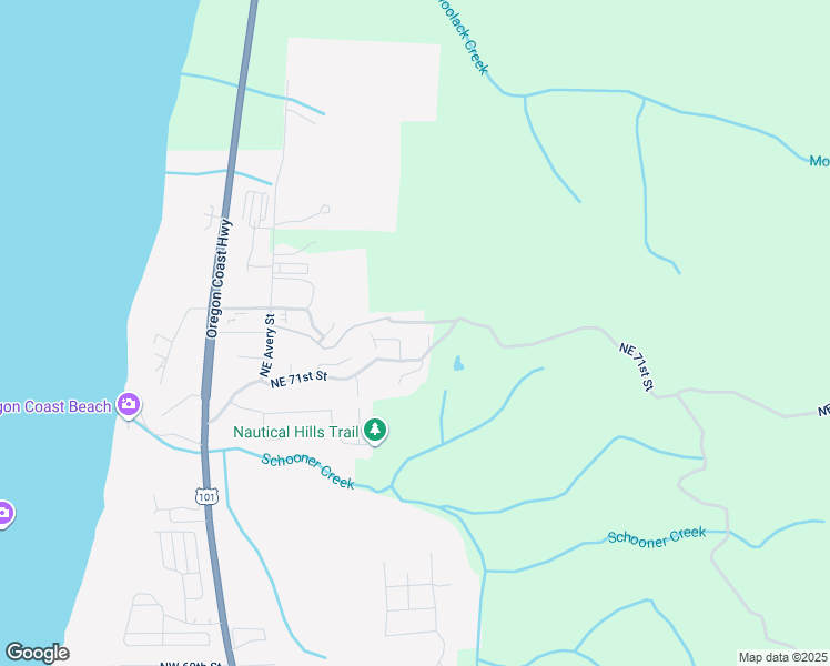 map of restaurants, bars, coffee shops, grocery stores, and more near 525 Northeast 71st Street in Newport