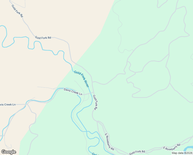map of restaurants, bars, coffee shops, grocery stores, and more near 598 Gold Fork Road in Donnelly