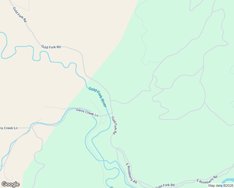 map of restaurants, bars, coffee shops, grocery stores, and more near 598 Gold Fork Road in Donnelly