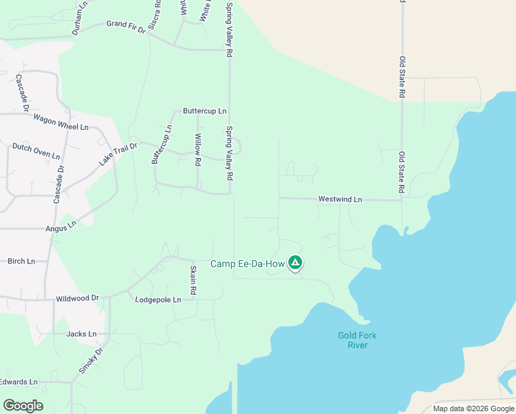 map of restaurants, bars, coffee shops, grocery stores, and more near 77 Westwind Lane in Donnelly