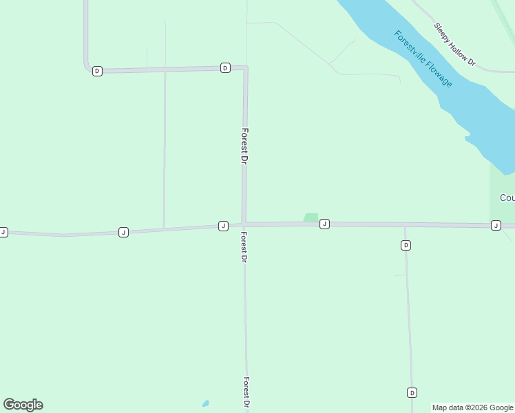 map of restaurants, bars, coffee shops, grocery stores, and more near 410 Forest Drive in Forestville