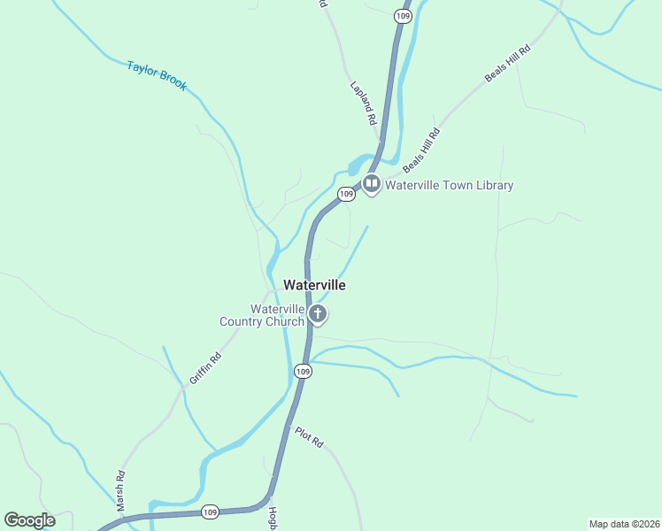 map of restaurants, bars, coffee shops, grocery stores, and more near 200 Fox Hill Road in Waterville