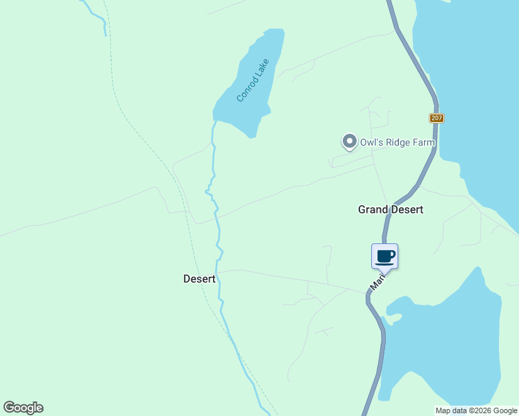 map of restaurants, bars, coffee shops, grocery stores, and more near 210 Smartside Way in Middle Porters Lake