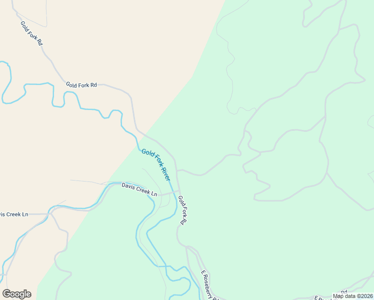 map of restaurants, bars, coffee shops, grocery stores, and more near 598 Gold Fork Road in Donnelly
