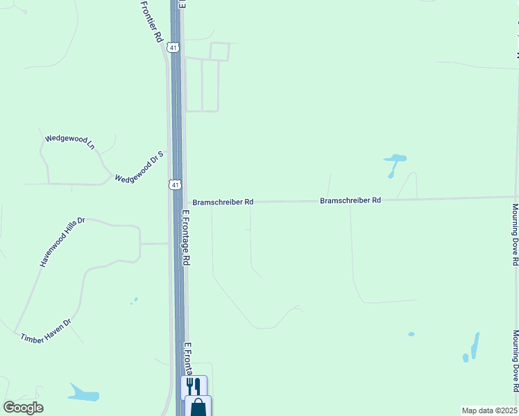 map of restaurants, bars, coffee shops, grocery stores, and more near 486 Glenview Way in Little Suamico