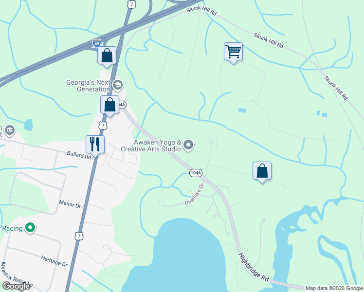 map of restaurants, bars, coffee shops, grocery stores, and more near 4080 Highbridge Road in Fairfax