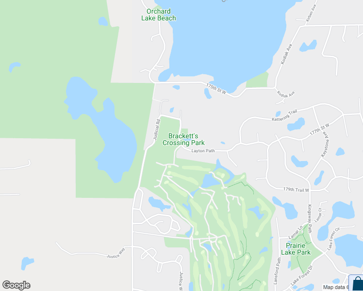 map of restaurants, bars, coffee shops, grocery stores, and more near 17800 Layton Path in Lakeville