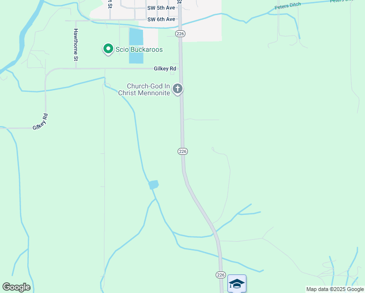 map of restaurants, bars, coffee shops, grocery stores, and more near 38712 Oregon 226 in Scio
