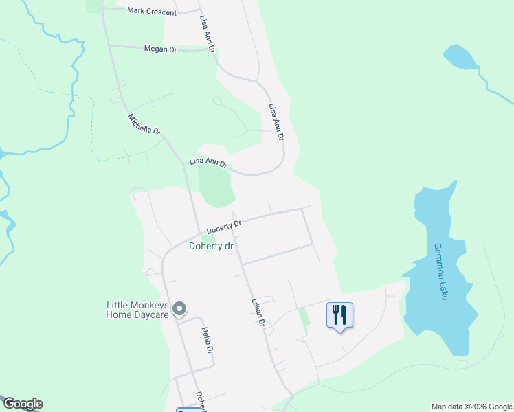 map of restaurants, bars, coffee shops, grocery stores, and more near 206 Doherty Drive in Lawrencetown