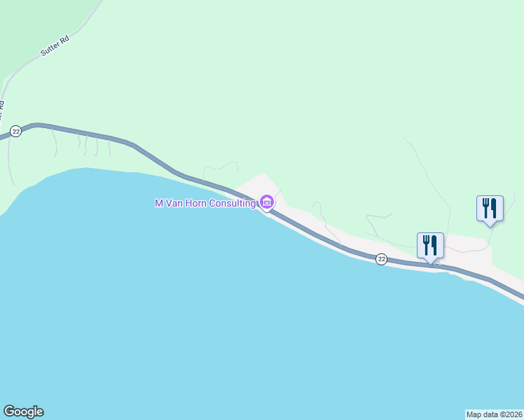 map of restaurants, bars, coffee shops, grocery stores, and more near Crystal Drive in Frankfort