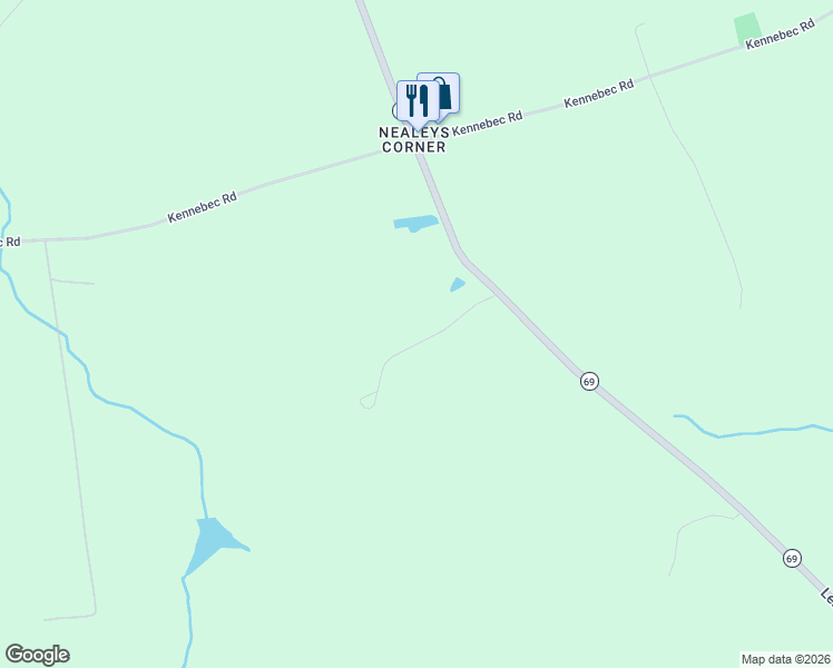 map of restaurants, bars, coffee shops, grocery stores, and more near 60 Carmel Road South in Hampden