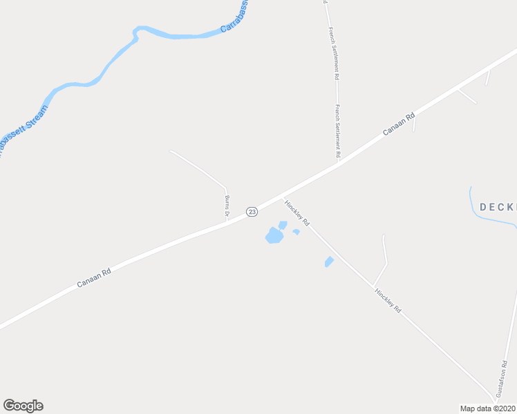 map of restaurants, bars, coffee shops, grocery stores, and more near 300 Canaan Road in Clinton