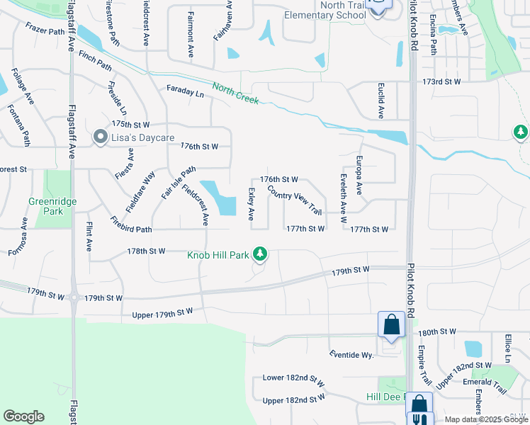 map of restaurants, bars, coffee shops, grocery stores, and more near 17640 Exley Avenue in Farmington