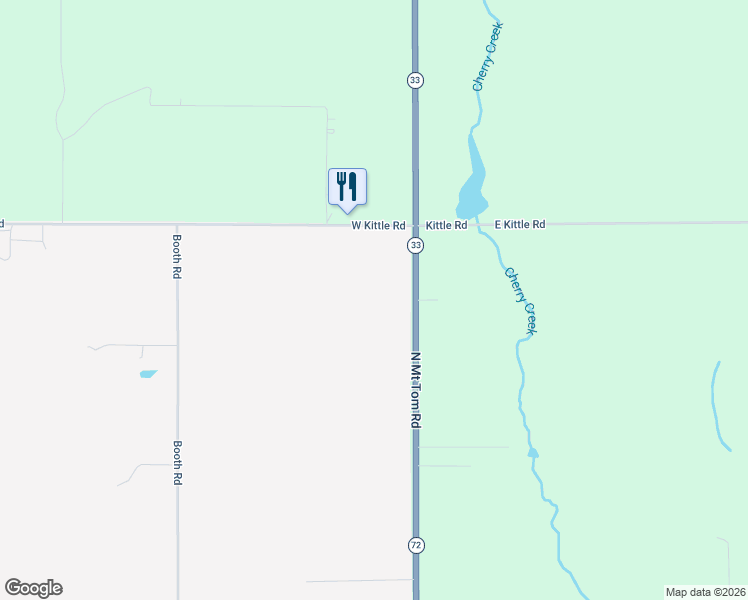 map of restaurants, bars, coffee shops, grocery stores, and more near 429 North Mount Tom Road in Mio