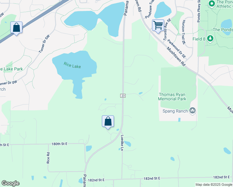 map of restaurants, bars, coffee shops, grocery stores, and more near 17660 Panama Avenue in Prior Lake