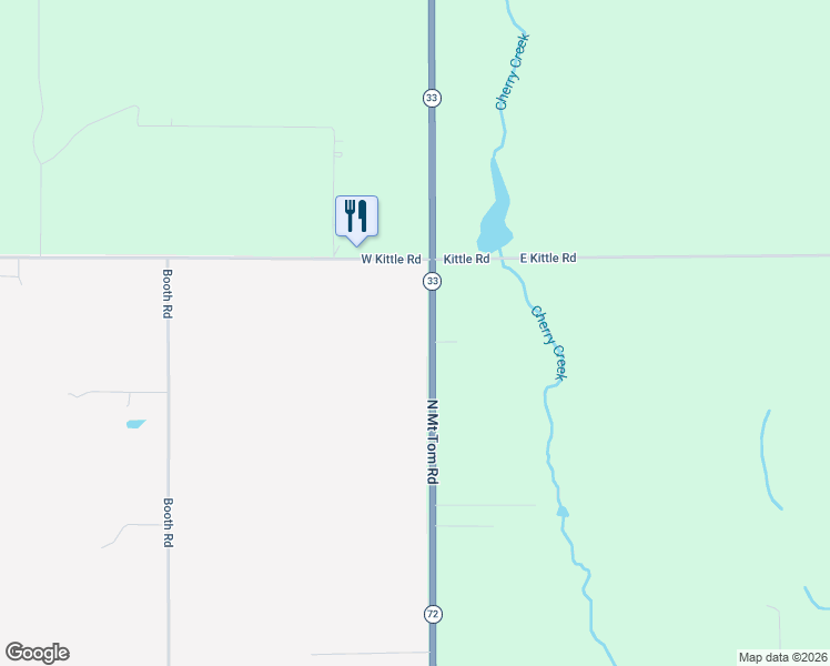 map of restaurants, bars, coffee shops, grocery stores, and more near 429 North Mount Tom Road in Mio