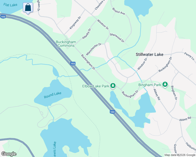 map of restaurants, bars, coffee shops, grocery stores, and more near 231 Stillwater Lake Drive in Stillwater Lake