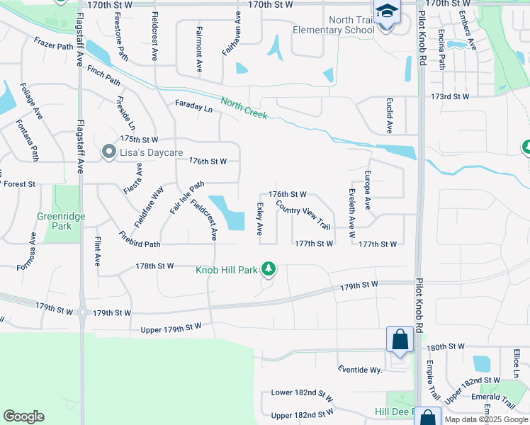 map of restaurants, bars, coffee shops, grocery stores, and more near 17640 Exley Avenue in Farmington