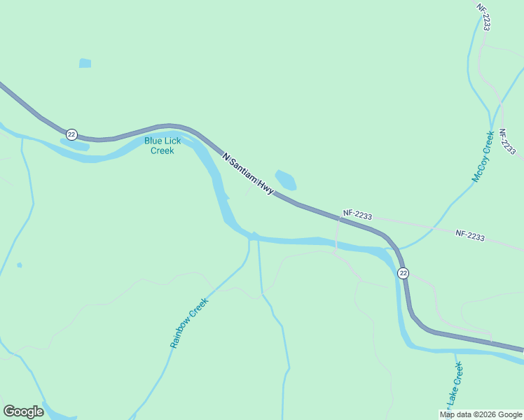 map of restaurants, bars, coffee shops, grocery stores, and more near 49840 North Santiam Highway in Idanha