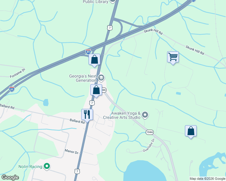map of restaurants, bars, coffee shops, grocery stores, and more near 4370 Highbridge Road in Fairfax