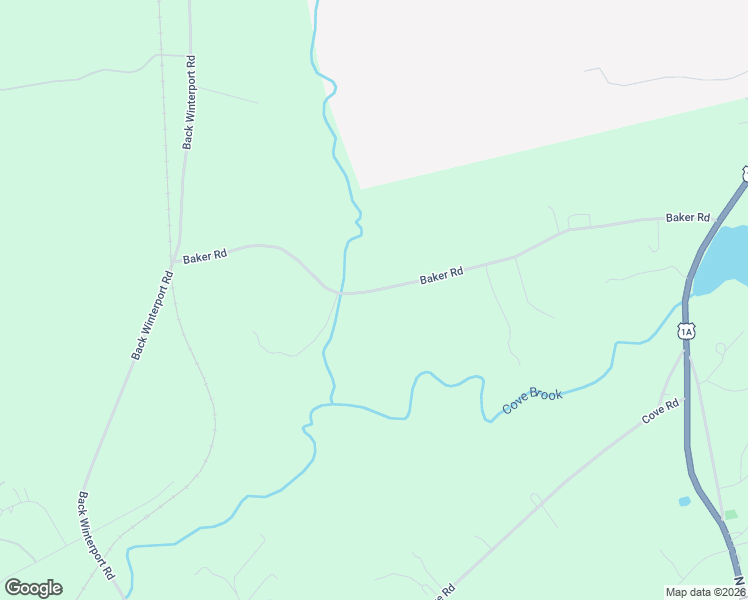 map of restaurants, bars, coffee shops, grocery stores, and more near 75-199 Baker Road in Winterport