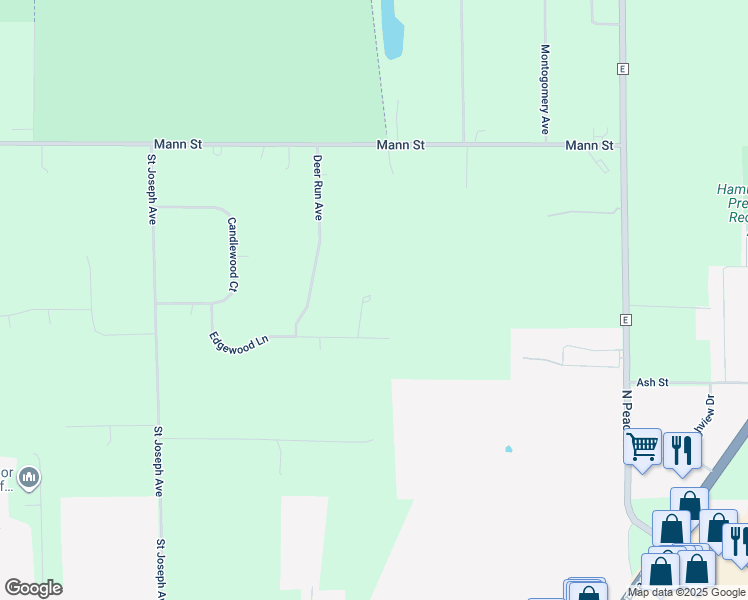 map of restaurants, bars, coffee shops, grocery stores, and more near 111502 Swallowtail Lane in Marshfield
