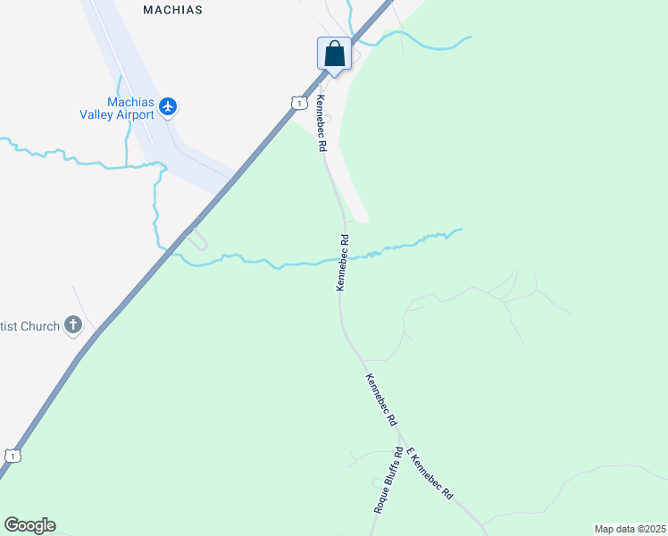 map of restaurants, bars, coffee shops, grocery stores, and more near 101 Kennebec Road in Machias