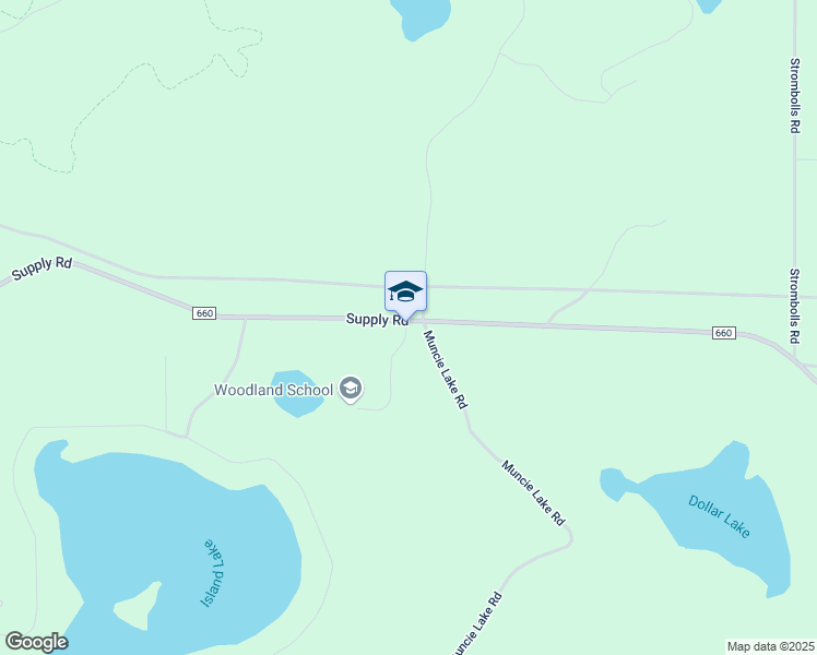 map of restaurants, bars, coffee shops, grocery stores, and more near 7224 Supply Road in Traverse City