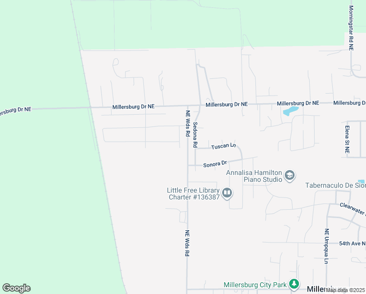 map of restaurants, bars, coffee shops, grocery stores, and more near 6255 Northeast Forester Street in Albany