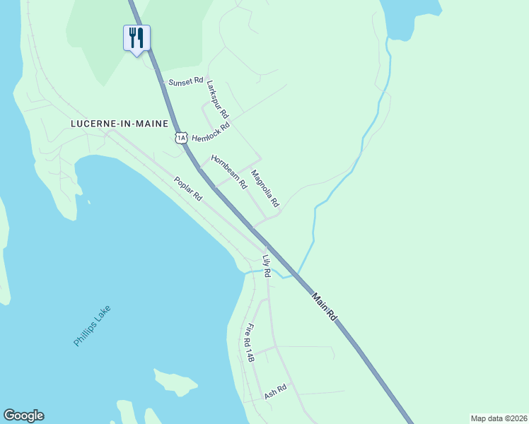 map of restaurants, bars, coffee shops, grocery stores, and more near 2 Hornbeam Road in Dedham