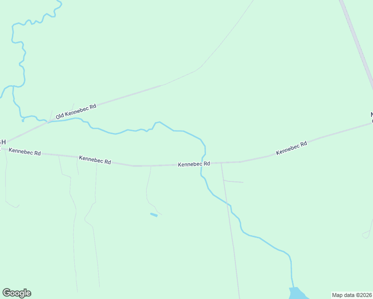 map of restaurants, bars, coffee shops, grocery stores, and more near 1420 Kennebec Road in Hampden