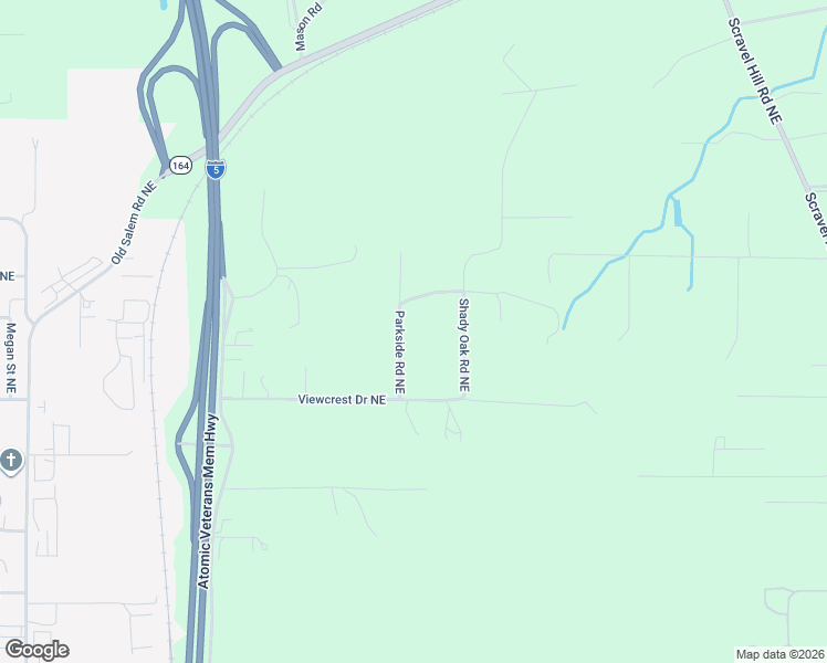 map of restaurants, bars, coffee shops, grocery stores, and more near 38624 Parkside Road Northeast in Albany