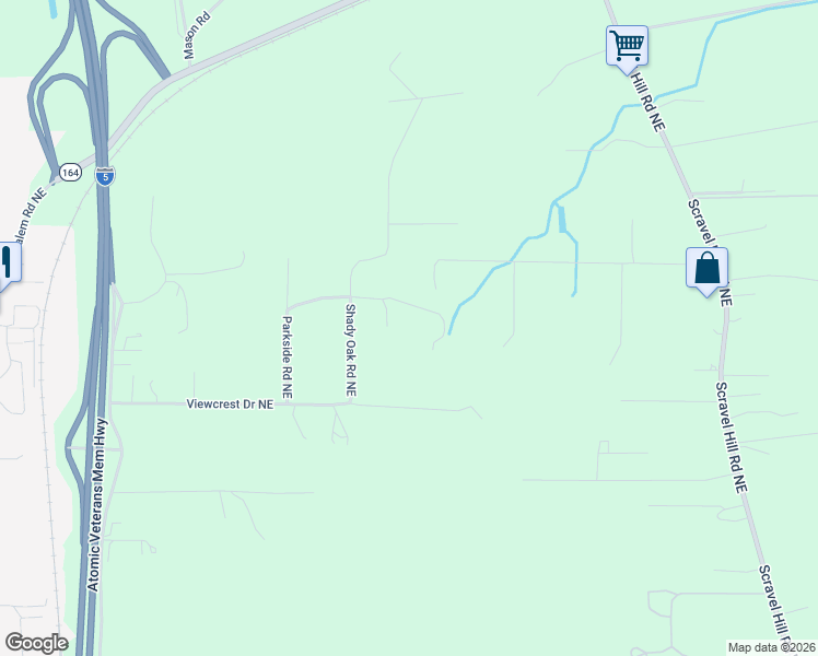 map of restaurants, bars, coffee shops, grocery stores, and more near 33962 Northwood Drive Northeast in Albany