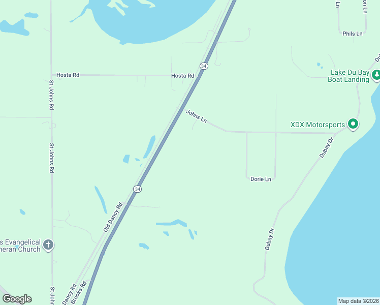 map of restaurants, bars, coffee shops, grocery stores, and more near 2116 Wisconsin 34 in Mosinee