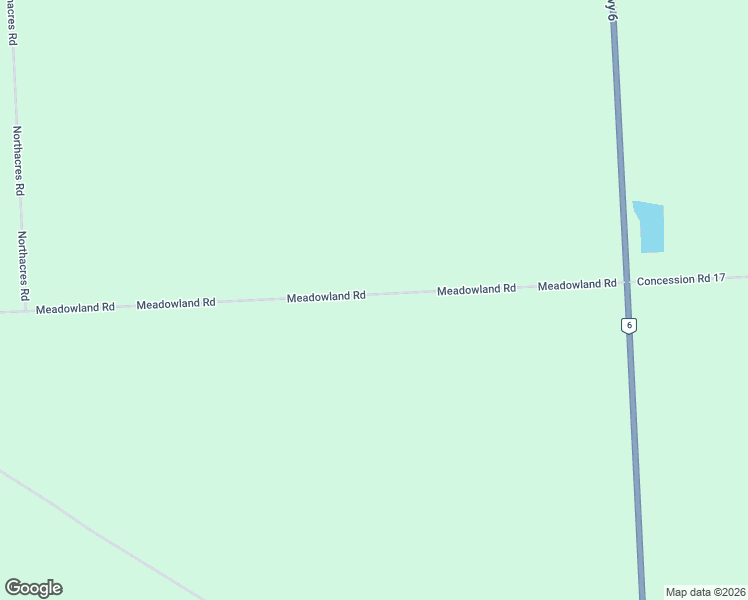 map of restaurants, bars, coffee shops, grocery stores, and more near 87 Meadowland Road in Wiarton