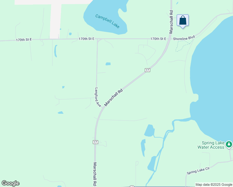 map of restaurants, bars, coffee shops, grocery stores, and more near County Highway 17 in Jordan