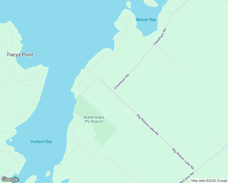 map of restaurants, bars, coffee shops, grocery stores, and more near 3805 Big Rideau Lake Road in Rideau Lakes