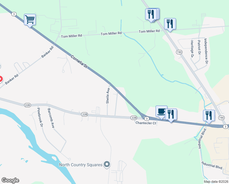 map of restaurants, bars, coffee shops, grocery stores, and more near 45 Westland Avenue in Morrisonville