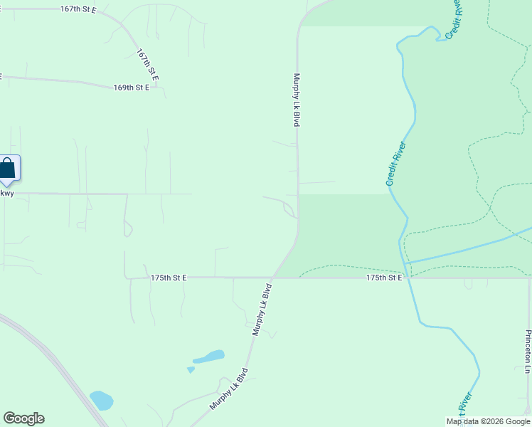 map of restaurants, bars, coffee shops, grocery stores, and more near 17276 Murphy Lake Boulevard in Prior Lake