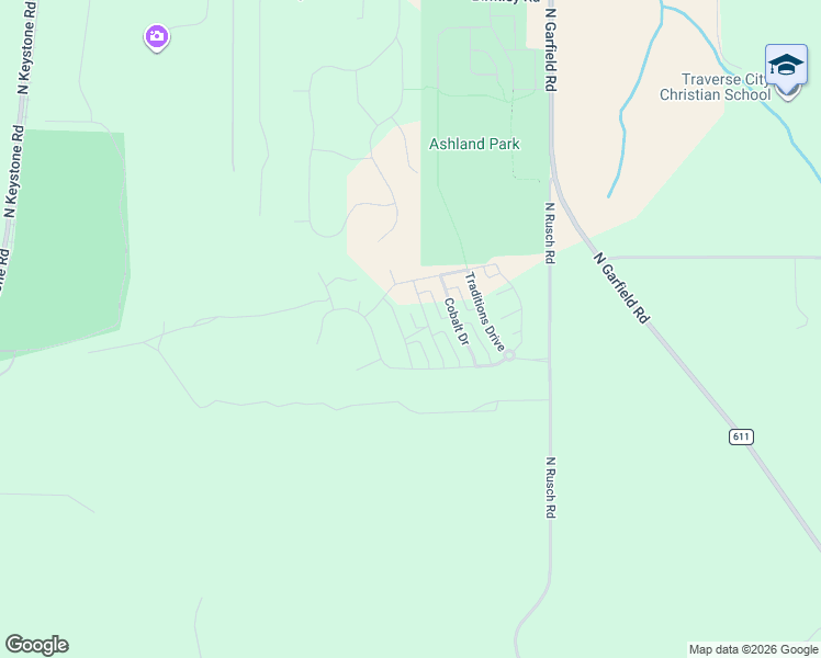map of restaurants, bars, coffee shops, grocery stores, and more near 841 Sienna Street in Traverse City