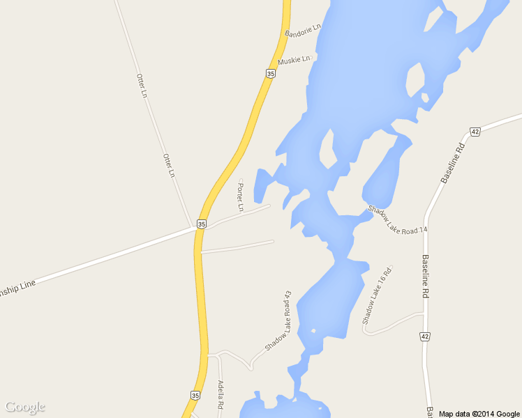 map of restaurants, bars, coffee shops, grocery stores, and more near 1350 Bexley Laxton Township Line in Kawartha Lakes