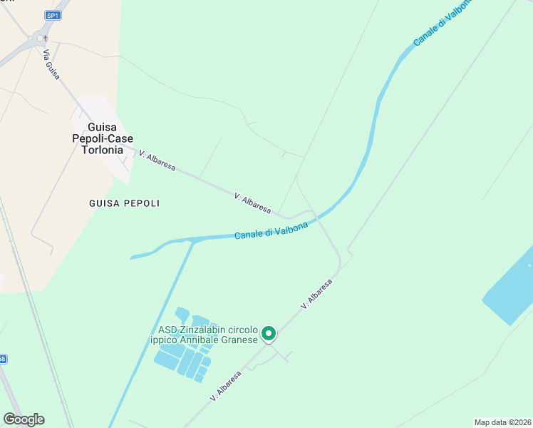 map of restaurants, bars, coffee shops, grocery stores, and more near 850 Via Albaresa in Crevalcore