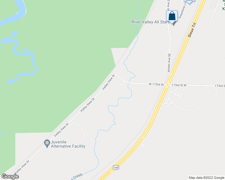 map of restaurants, bars, coffee shops, grocery stores, and more near 4061 West 173rd Street in Jordan