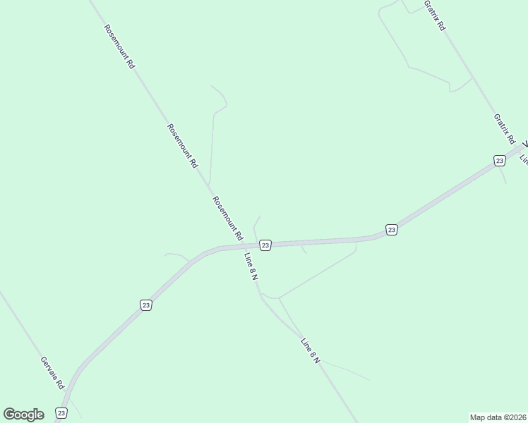 map of restaurants, bars, coffee shops, grocery stores, and more near 3778 Vasey Road in Waubaushene