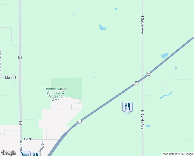 map of restaurants, bars, coffee shops, grocery stores, and more near M113 Wisconsin 97 in Marshfield