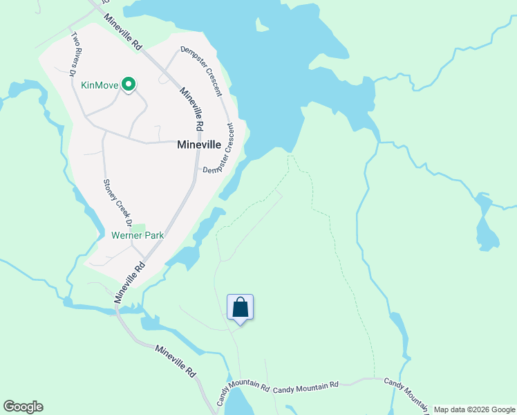 map of restaurants, bars, coffee shops, grocery stores, and more near 326 Notting Hill Road in Mineville