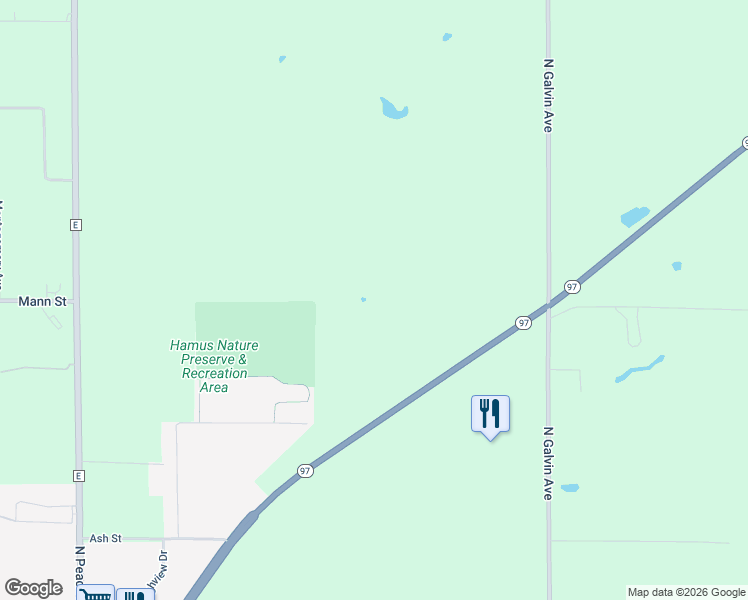map of restaurants, bars, coffee shops, grocery stores, and more near M113 Wisconsin 97 in Marshfield